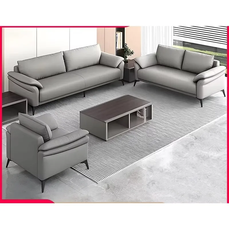 Office Sofa Business Coffee Table Combination Set To Meet Guests For Negotiation Reception Rest Area Simple And Modern