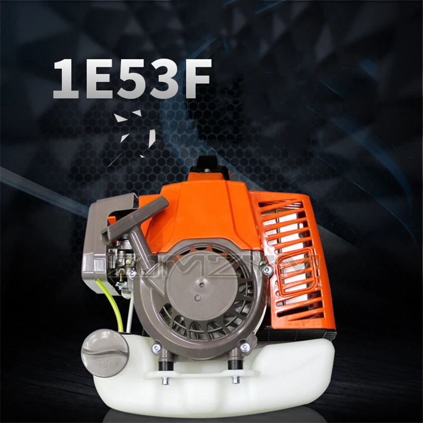 1E53F Gas Engine Easy Start 2-stroke Motor For Earth Drill Brush Cutter Drilling Power And Accessories 90CC 2.5KW/700r/min 1.3L