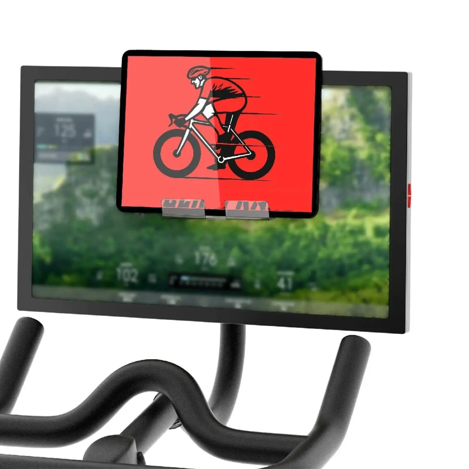 Tablet Holder Compatible with PelotonBike & Plus & Tread & Row, Holder for iPad, Tablet Stand Compatible with MyxFitness Bike
