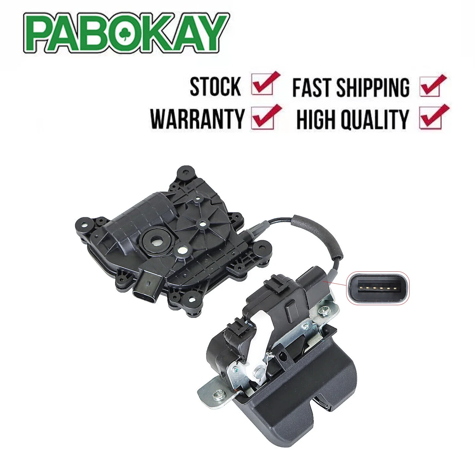 

For Kia Sorento 2016-2020 Rear Trunk Lid Lock Latch Actuator With Power Liftgate 81230-C5100 81230C5100
