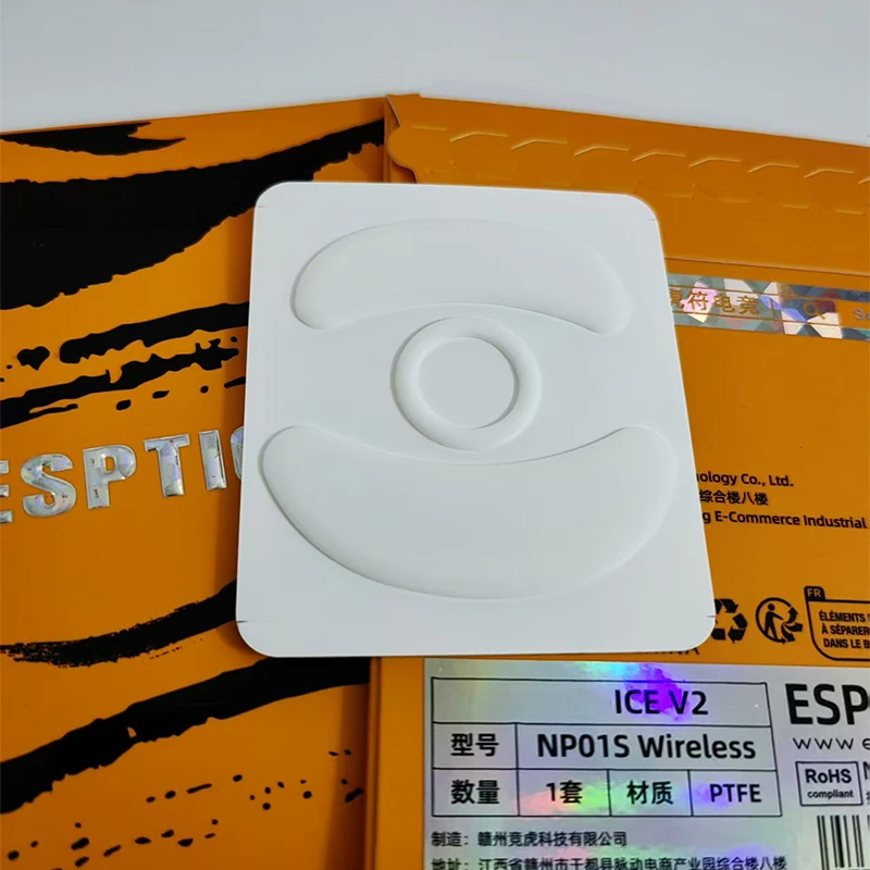 New Original Esports Tiger Mouse Feet ICE Mouse Skates for VAXEE NP-01/NP-01S/AX/AX Wireless NP01/NP01S White ARC Mice Glides