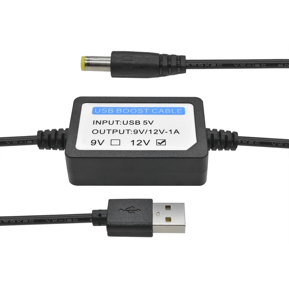 Afbeelding 6: Usb Opladen Power Boost Kabel Dc 5V Naar 12V 1a Step Up Converter Adapter Usb-Kabel Met Boost Component