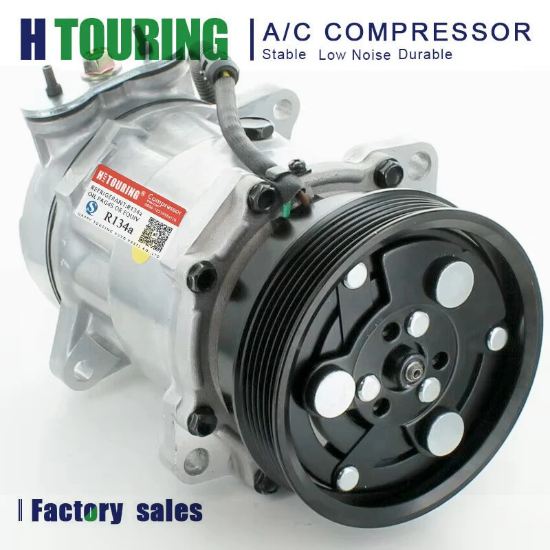 

SD7V16 AC Compressor For PEUGEOT 406 605 607 / Citroen C5 XANTIA XM 6453AX 6453GP 6453Z4 71723461 71723460 71789351 9630014080