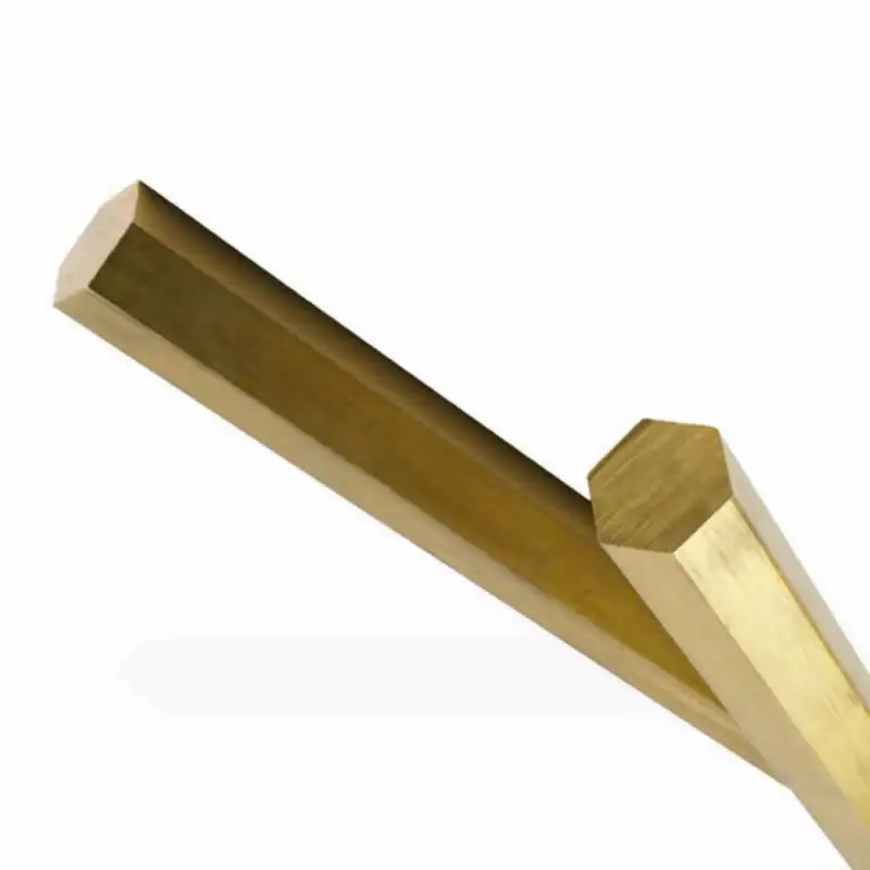 Brass Hexagonal Rod Bar 7 8 9 10 11 12 13 14 15 16 19 20 21 22 24 25 27 28 29 30 32 34 36 40 42mm Wear Resistant for Lock Core