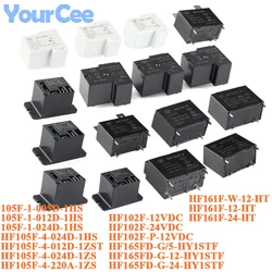 2PCS/1PC High Power Relay HF165FD HF165FD-G/5-HY1STF HF165FD-G-12-HY1STF HF165FD-G-24-HY1STF 5V 12V 24V 4P HF105F HF102F HF161F