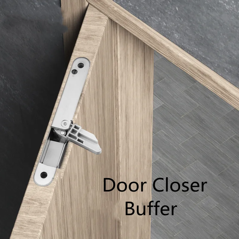 Invisible Hydraulic Buffer Silent Door Closer Invisible Home Interior Household Hidden Type Hidden Wooden Door Closing Artifact