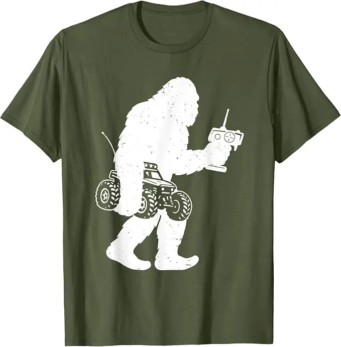 Cool RC Car Art for Men Women Boys Girls RC Racing Lover T-Shirt Y2k Monster Truck Driver Racer Soft Cotton T Shirts Personality