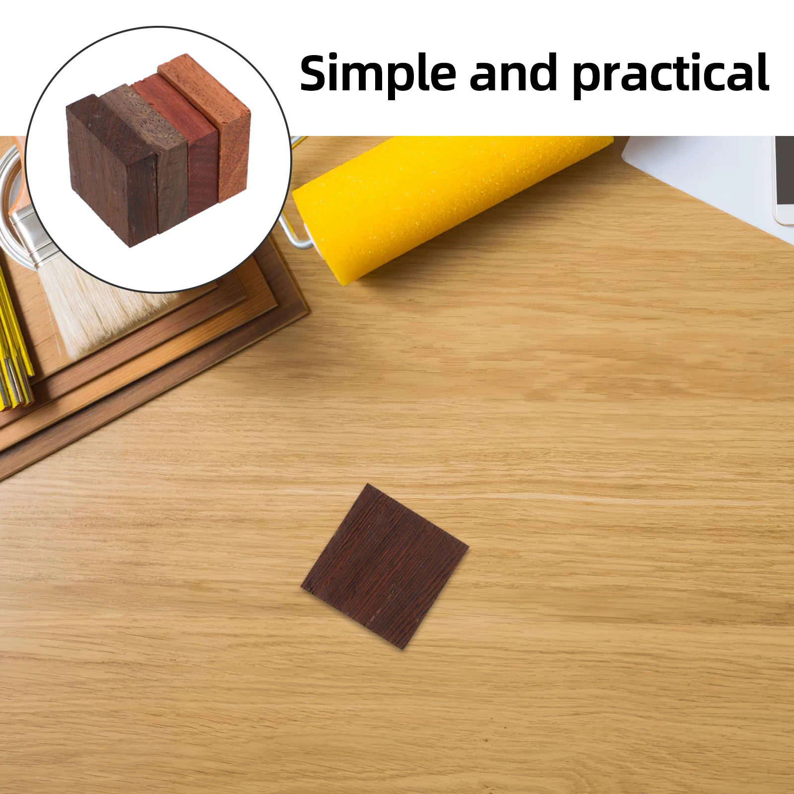 แผ่นไม้สำหรับทำแหวน 4 ชิ้น ไม้เนื้อแข็งหายาก สำหรับงานกลึงไม้ รูปทรงสี่เหลี่ยม ชุดงานฝีมือ DIY วัสดุทำเครื่องประดับ รูปทรงกังหันลมและไก่