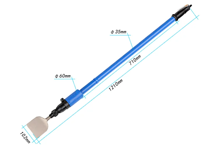 TY67047 air scraper takes hard work and turns it into easy manageable work 47 in length 2400 BPM Industrial Applications