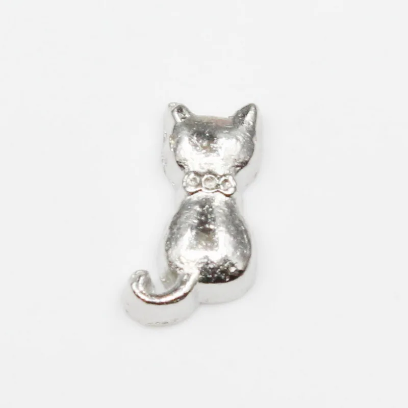 Floating Charms Enamel I Love Cats Pet Paws Animals Crystal 20pcs/Lot Living Glass Memory Lockets DIY Jewelry