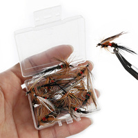 5/10/20Pcs Biomimetic Wet Fly Flies Fishing Flies Artificial Insect Hook Bait Mosquito Fly Fishing Feather Fish Hook Trout Lures