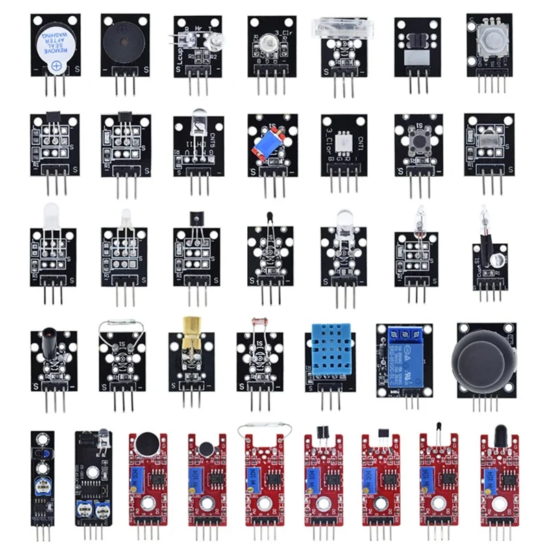 45 in 1 Sensors Modules For Arduino Starter Kit Better Than 37 in 1 Sensor Kit 37 in 1 Sensor Kit For UNO R3 MEGA2560