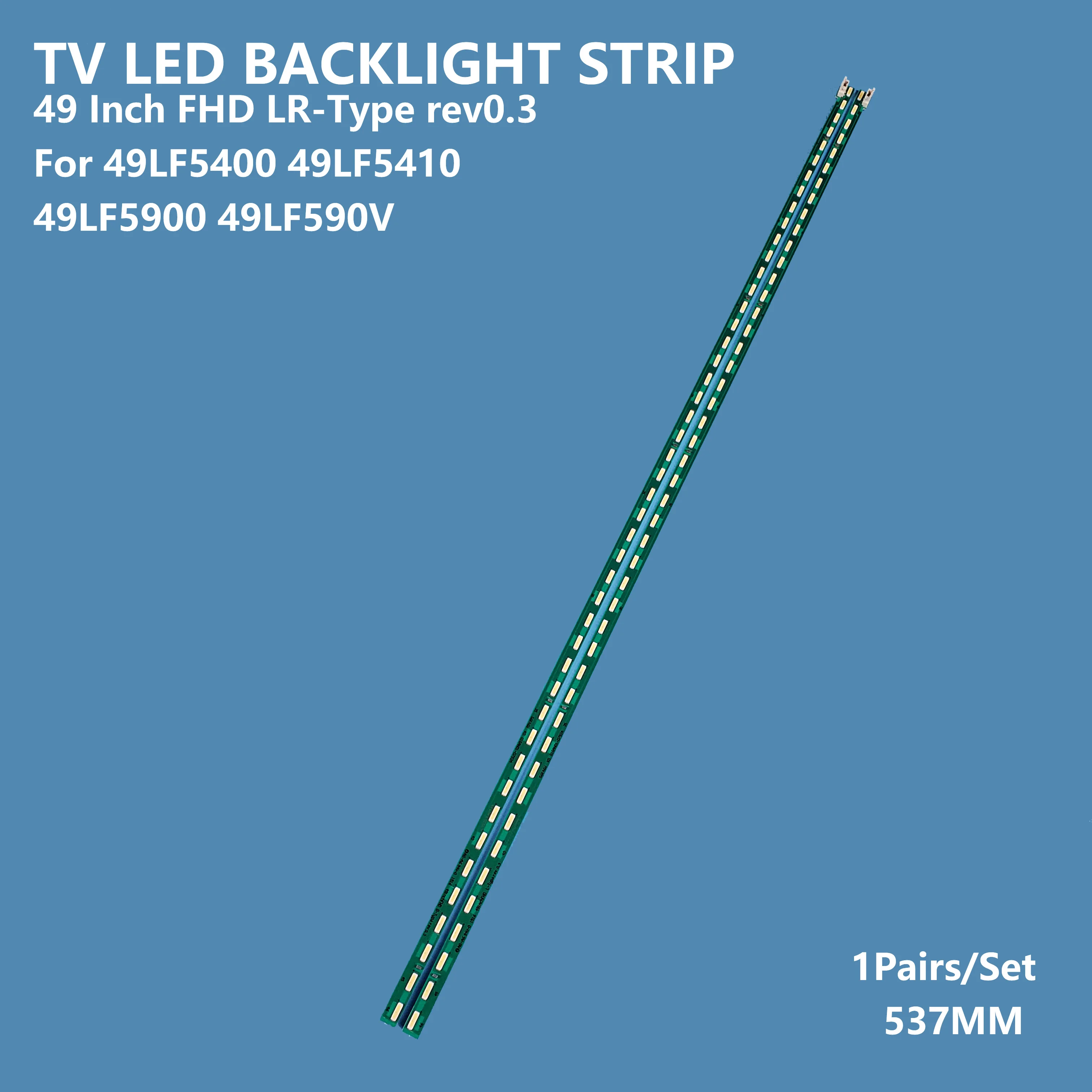 49LF5400 49LF5410 49LF5900 49LF59 0V ไฟเรืองแสงทีวี Led แถบสำหรับ LG 49นิ้ว FHD L-Type REV 0.3 G1GAN01-0791A R-ประเภท G1GAN01-0792A