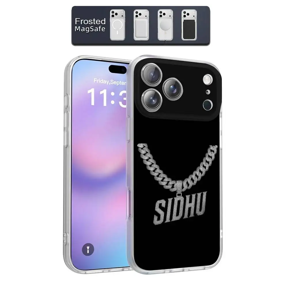 حافظة هاتف S-Sidhu Moose Wala بدون اسم FBX 1 لهاتف iPhone 17,16,15,14,13,12,11,Pro,Max,Plus,E,Air,Mini Magnetic Magsafe Frosted #6