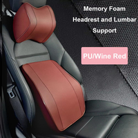 Car Headrest Car Pillow Seat Pillow Car Neck Pillow Memory Cotton Neck Pillow Car Pillow Waist Back Cushion Support Supplies