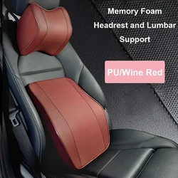 Car Headrest Car Pillow Seat Pillow Car Neck Pillow Memory Cotton Neck Pillow Car Pillow Waist Back Cushion Support Supplies