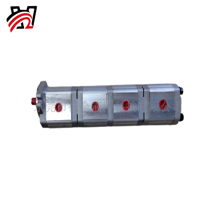 HGP three-stage pump HGP-3333A-F-R 6-30ML/R triple high pressure pump hydraulic triple gear oil pump factory direct supply