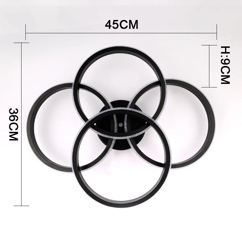 Modern LED Ceiling Light Fixtures Square Flush Mount Energy Efficient Lamp for Living Room Dining Room Bedroom Kitchen