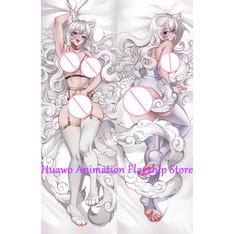 

Dakimakura Anime Pillow Cover NyxTheNeko Double Sided Print 2Way Cushion Cover Xmas Gifts