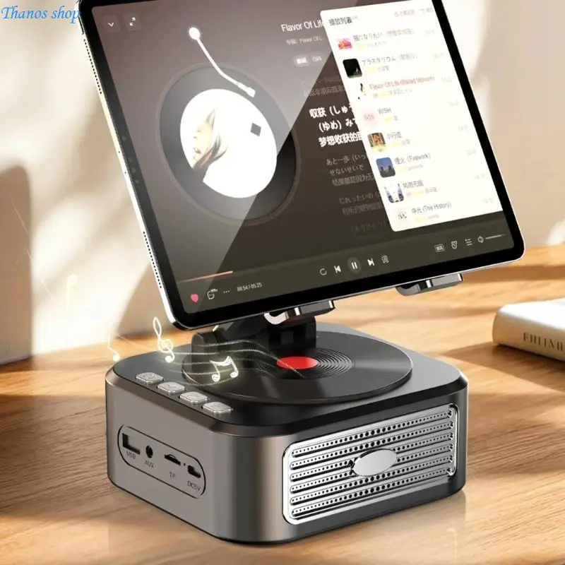 

3 in 1 Tablet Support with Stereo Speaker for Enhancing Radio Visual Experience X37A
