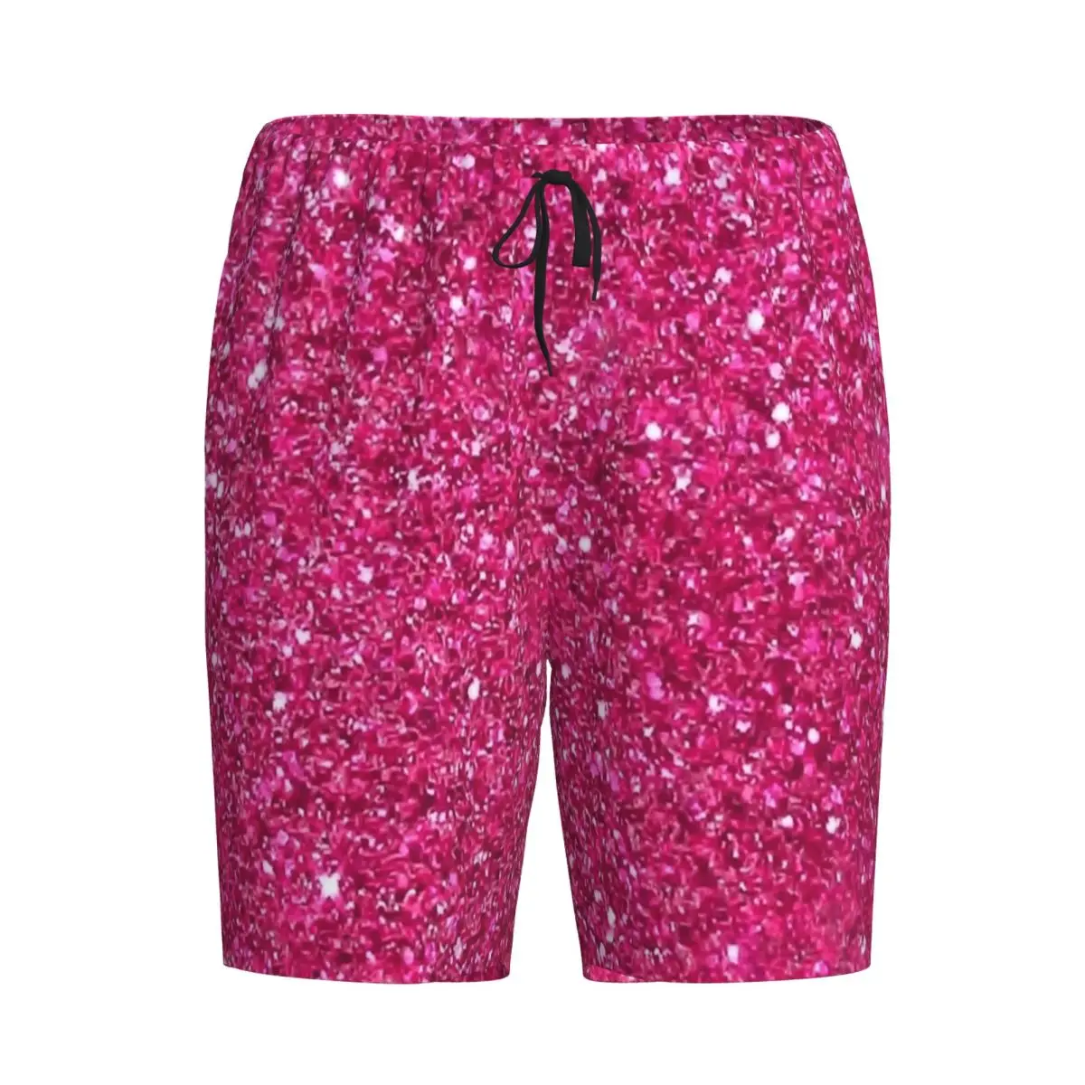 

Custom Bubblegum Pink Glitter Shorts Sleeping Pants Men Pajama Pants Lounge Sleep Sleepwear Bottoms