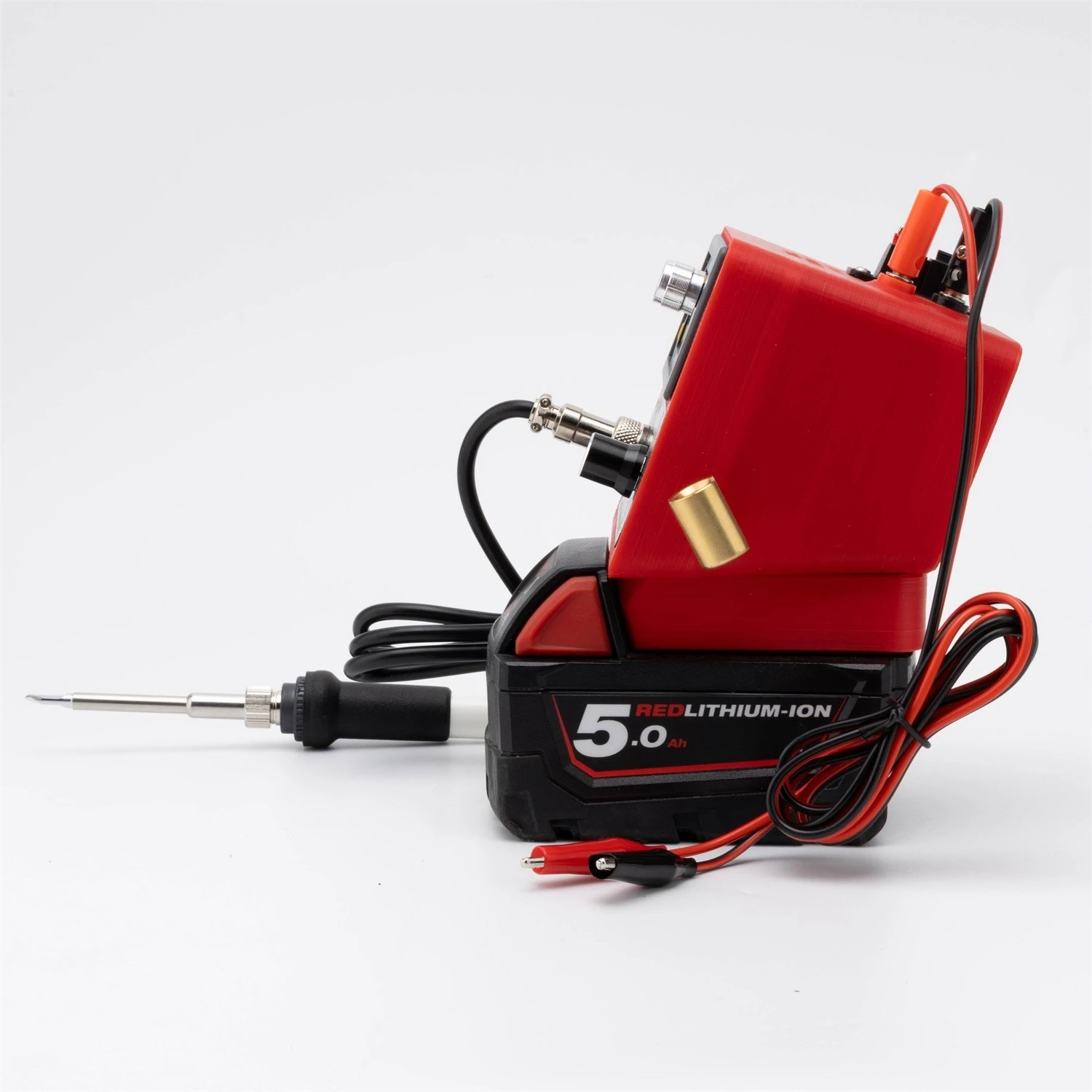 For Milwaukee 18V Battery Converter Step Down Voltage Regulator CNC Buck-Boost DC Adjustable & Cordless Soldering Iron T12 Tool
