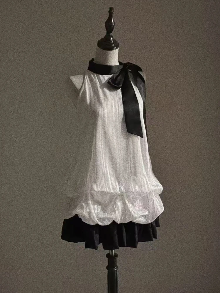 Luz verão doce kawaii vintage japonês feminino vestido para mulheres casual estilo y2k floral impressão praia festa roupas 2025 novo