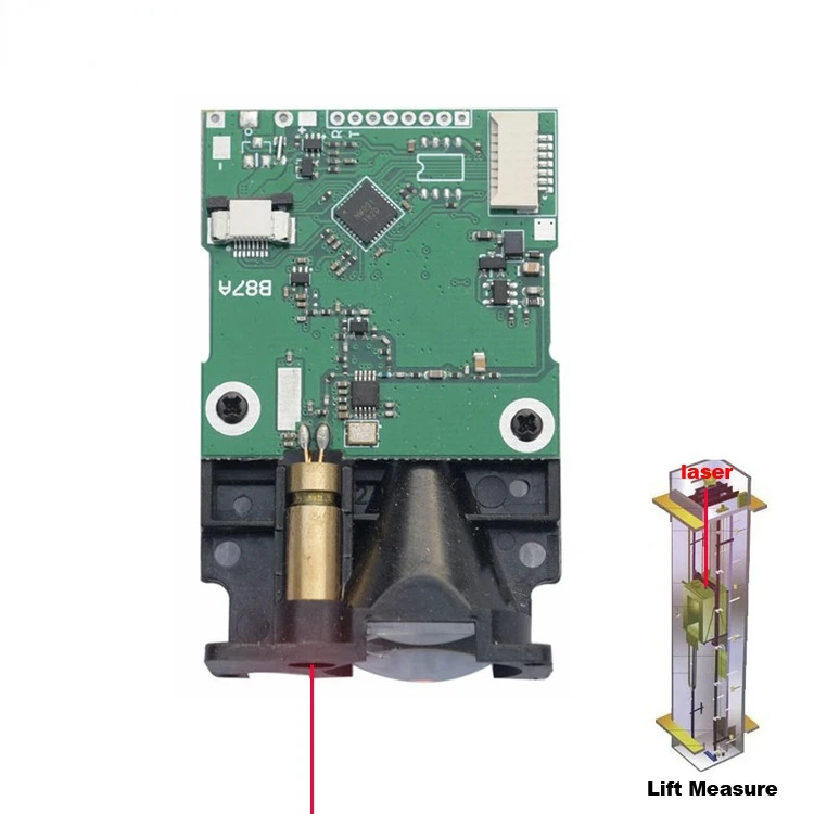 100m Industrial Laser Lidar Displacement Long Range Distance Sensor