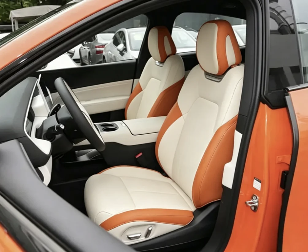 Für Xpeng G6 2025 Maßgefertigte Autositzbezüge Luxuriöses Nappaleder 100% Passgenau Innenraumzubehör 360 ° Vollständige Abdeckung – Detail 3
