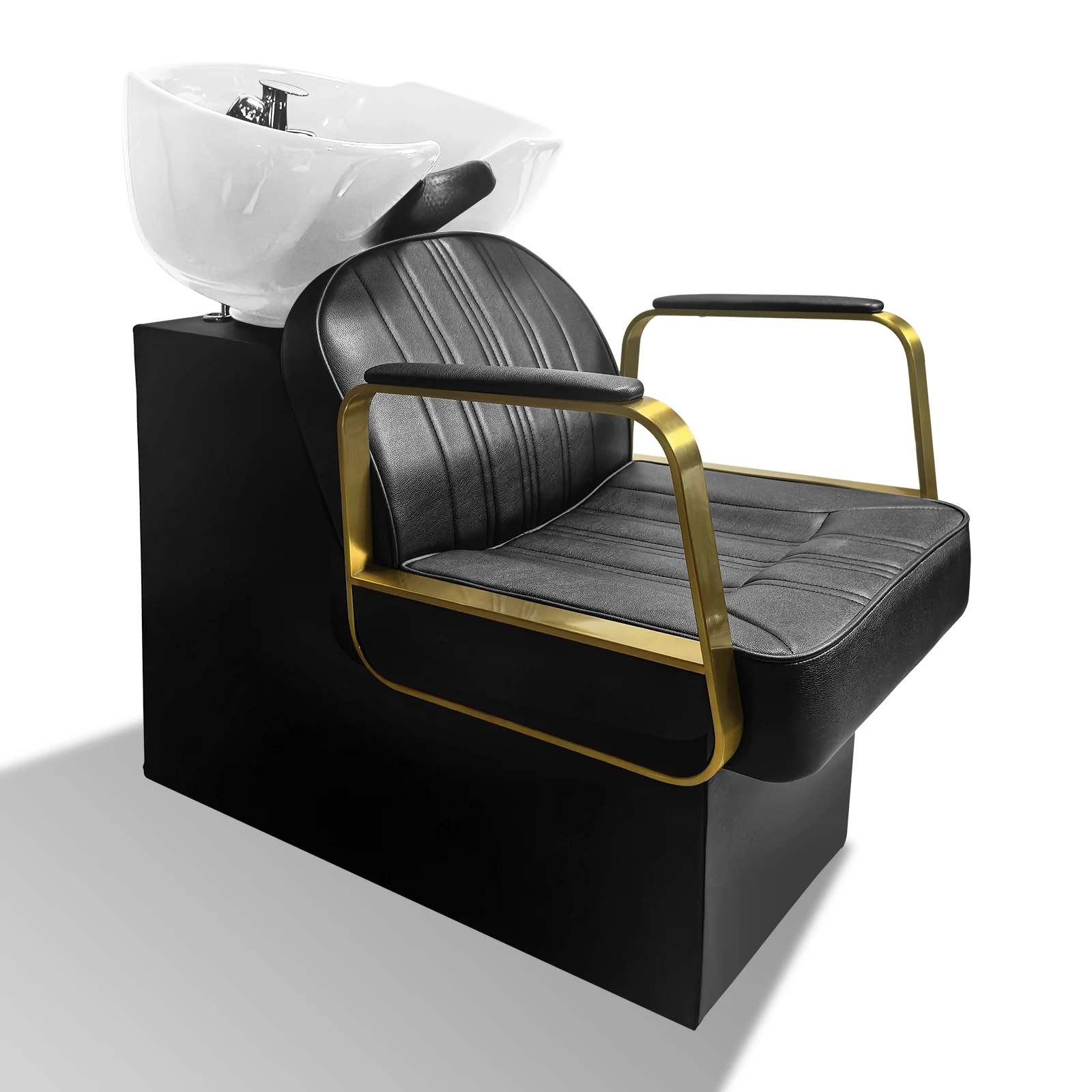 

Popular Gold Barber Salon Shampoo Chair For Hair Shops Sale For Wholesalers And Distributors
