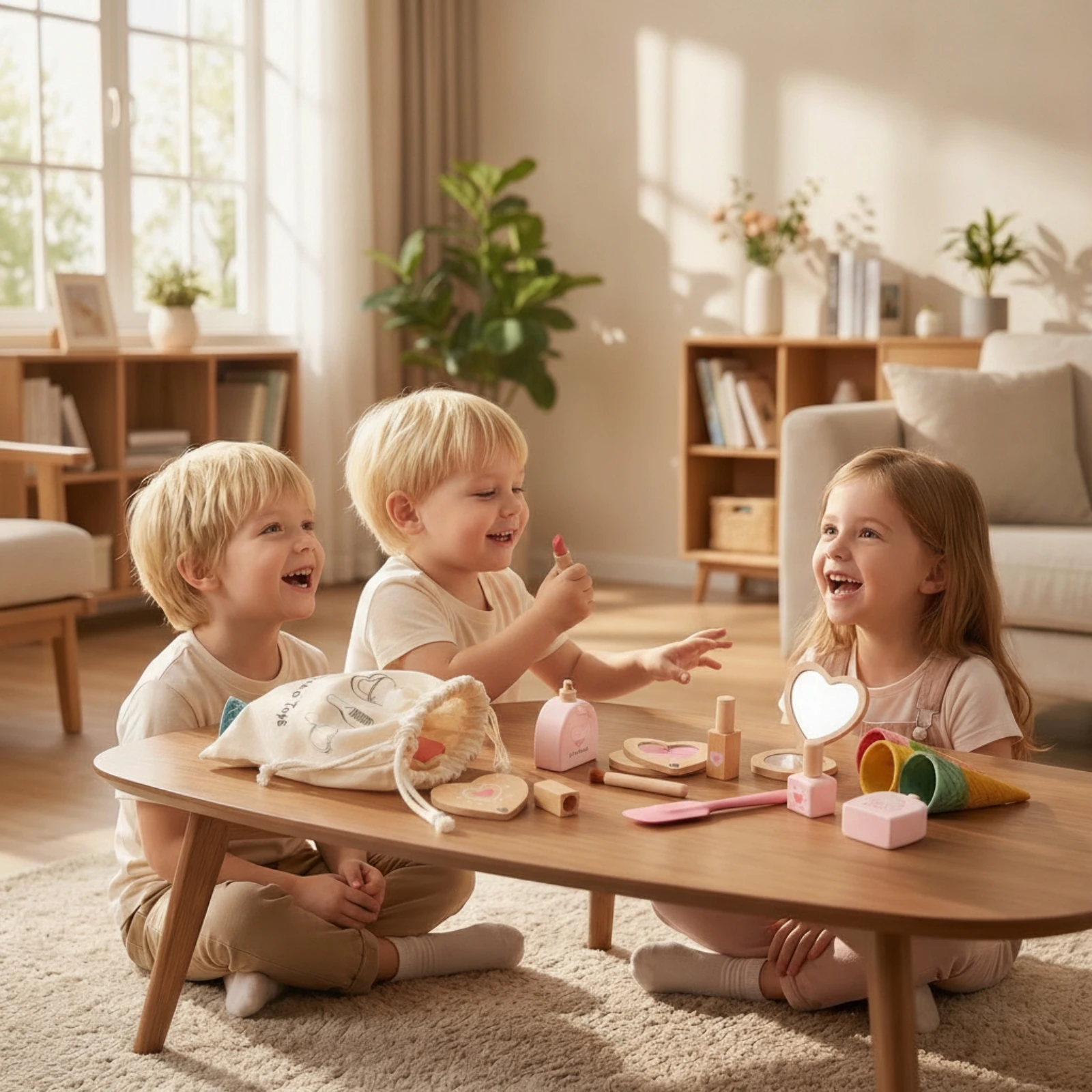 conjunto-de-maquiagem-de-brinquedo-de-madeira-portatil-leve-e-completo-para-criancas-brincadeiras-e-bercario