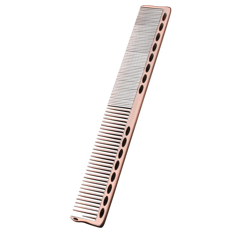 Professional Hair Combs Barber Hairdressing Hair Cutting Brush Anti-static Tangle Pro Salon Hair Care Styling Tool Metal Aluminu