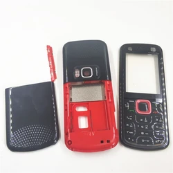 For Nokia 5320 Housing Cover Door Frame + Battery Back Cover + Keypad + Logo Replacement Parts