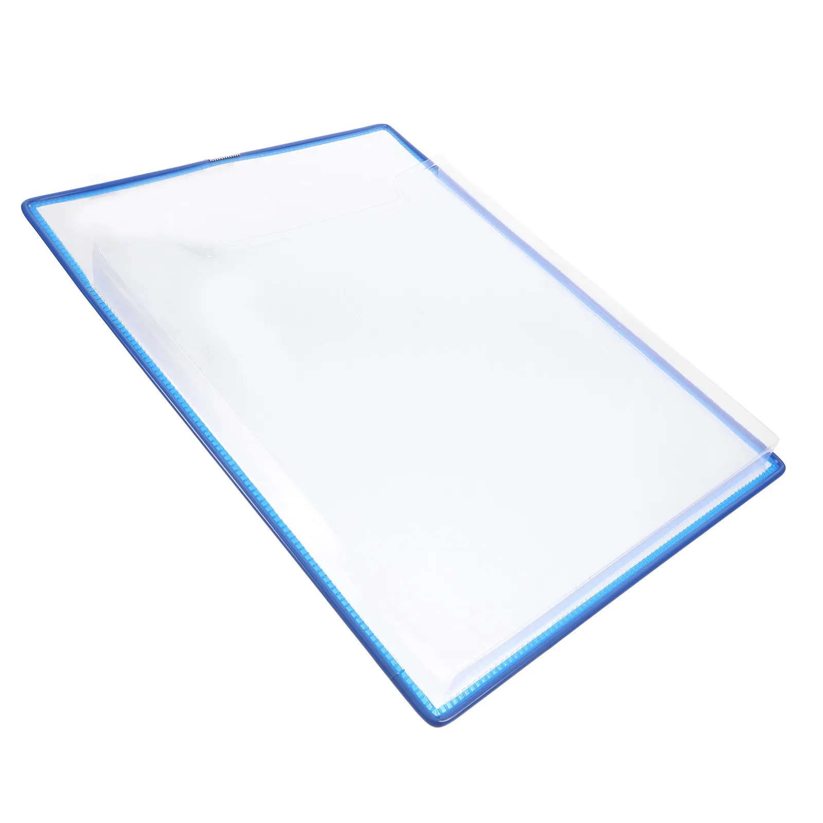 

A4 Hanging File Organizer Transparent Plastic File Storage Bag Large Capacity Document Folder for Office Home Use