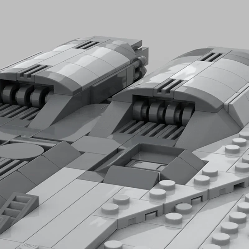 Moc อาคารอิฐทหารรุ่น 1:250 Elite Starry Fighter เทคโนโลยี Modular Blocks ของขวัญของเล่นเด็ก DIY ชุดประกอบ