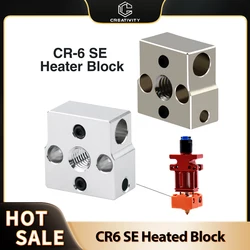 CR6 SE Heated Block Quality Bimetal Heatbreak  Aluminum/Copper Plated Heating Block CR6-SE Bi-metal Throat For CR-6SE 3d Printer
