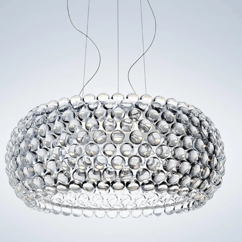 Italian Designer Acrylic Pendant Light for Bedroom Dining Hall Household Decoration Night Light with Starry Sky Cube Whole House