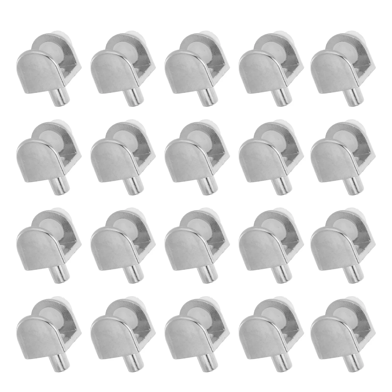 

20Pcs Glass Clamp Bracket Stable Zinc Alloy Shelf Holders Supports Frameless Glass Panels for Bathroom Shower Kitchen