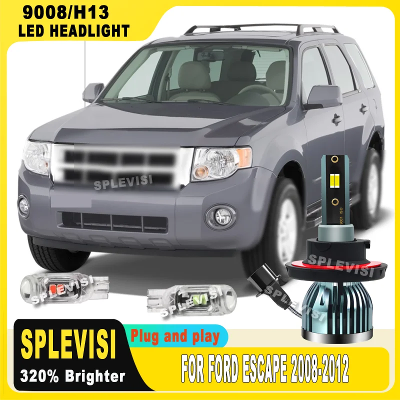 

Vibration-resistant Fast Heat Dissipation Reliable Night Driving Safety LED Headlight For Ford Escape 2008 2009 2010 2011 2012