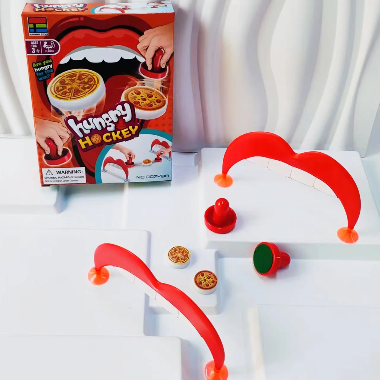 لعبة هوكي الجليد للبيتزا المكتبية، لعبة رقعة الشطرنج، لعبة تفاعلية بين الوالدين والطفل مناسبة للتجمعات العائلية وهدايا الحفلات