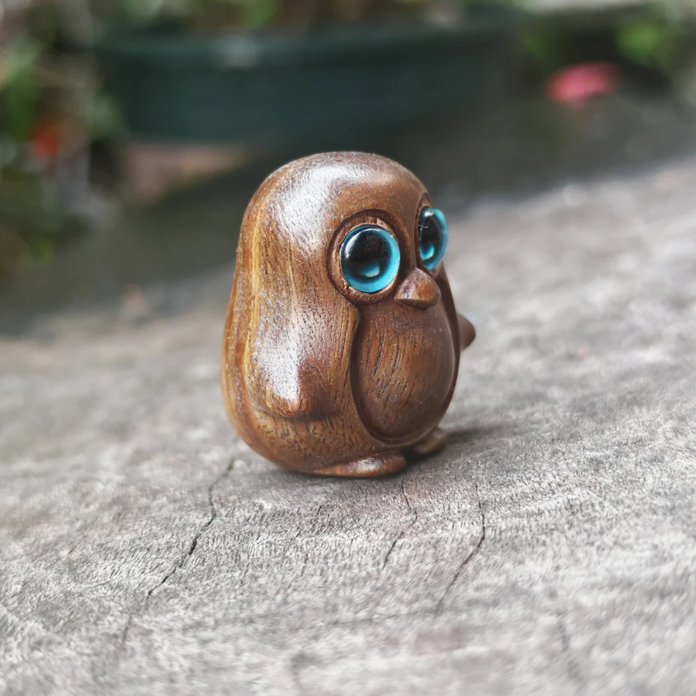 1 Inch Wooden Penguin Ornament, Ethnic Style, Simple Style, Suitable for Christmas Gifts, Indoor Decorations, Home Decoration, Halloween Decorations, Party Decorations, Living Room