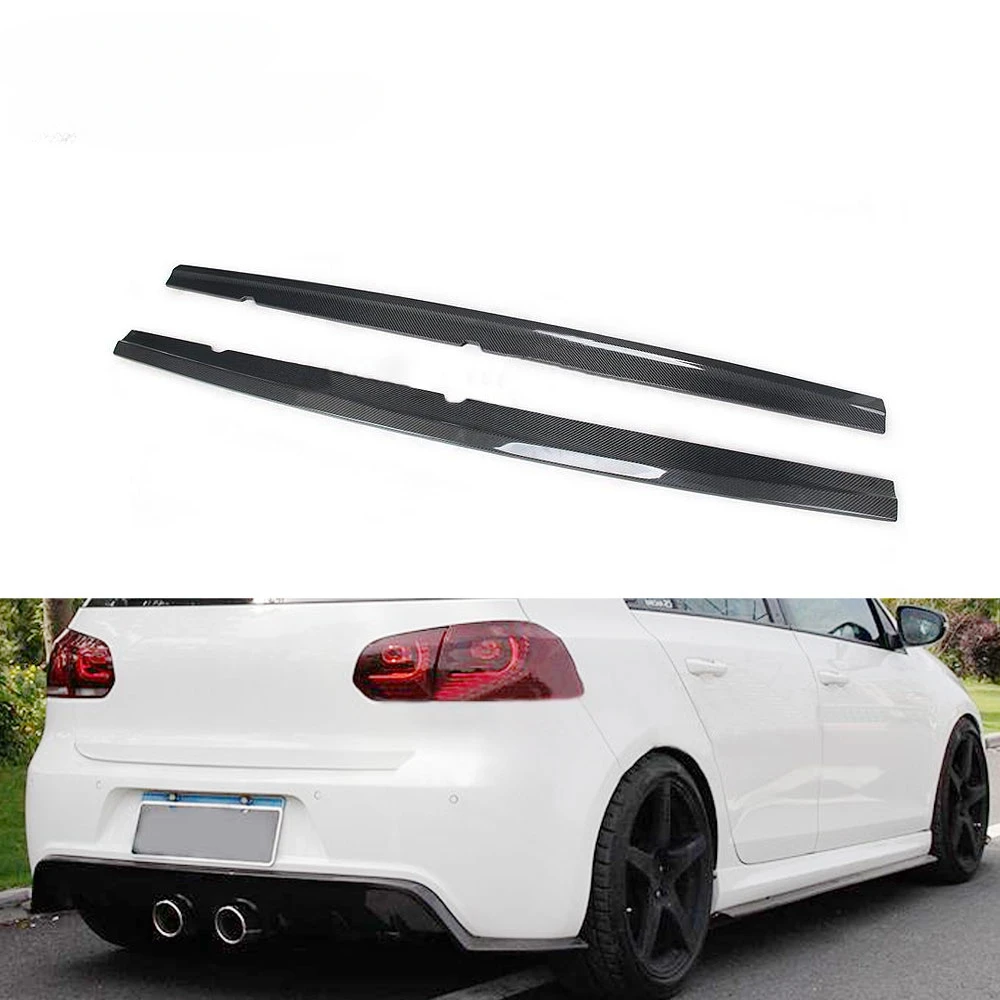 

Carbon fiber body kit side skirts fit for golf 6 VII MK6 R20