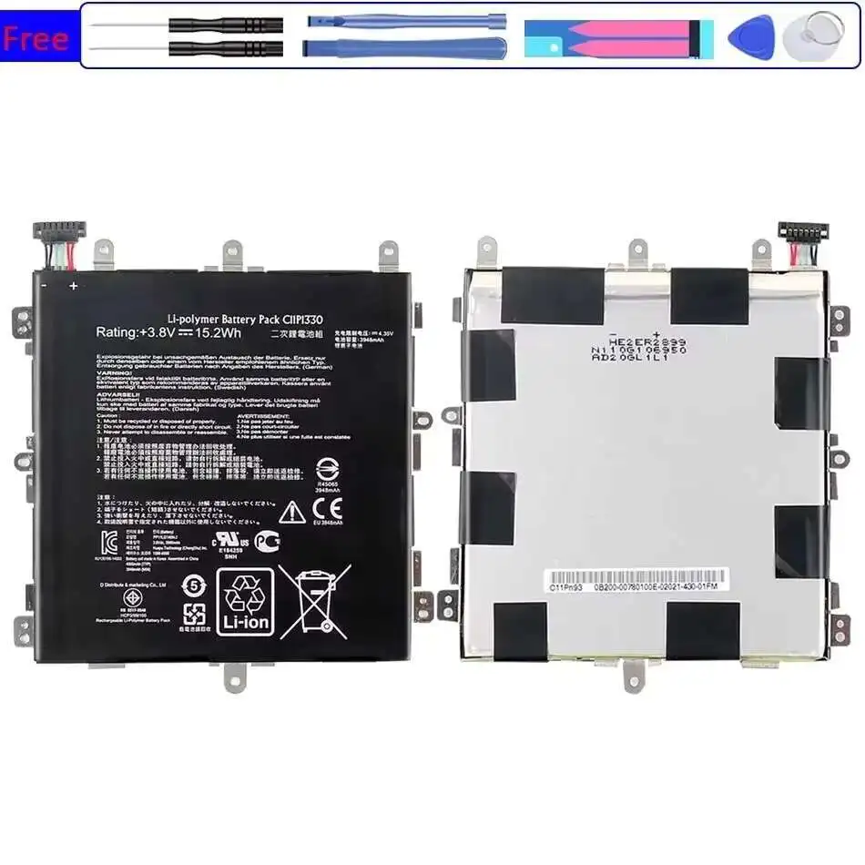 

3948mAh High Compatibility C11P1330 For Asus Memo Pad 8 ME581C K01H K015 ME8150C Tablet Battery High Performance