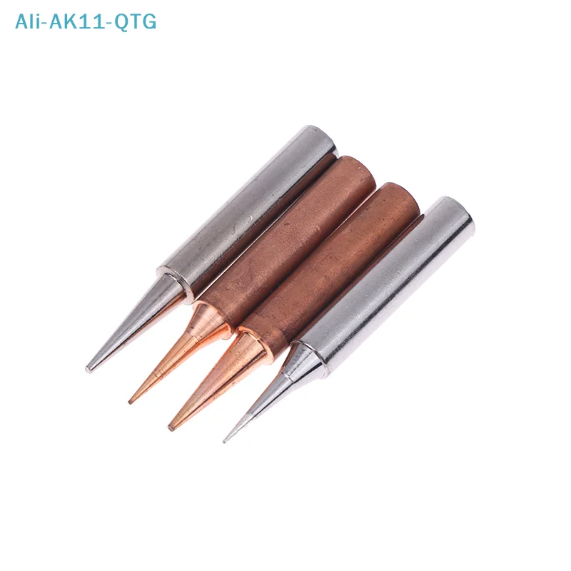 

NEW Hot！ 5pcs Solder Iron Tips Set Welding Equipment Accessories Lead-free Pure Copper 900M-T-B For Soldering Station