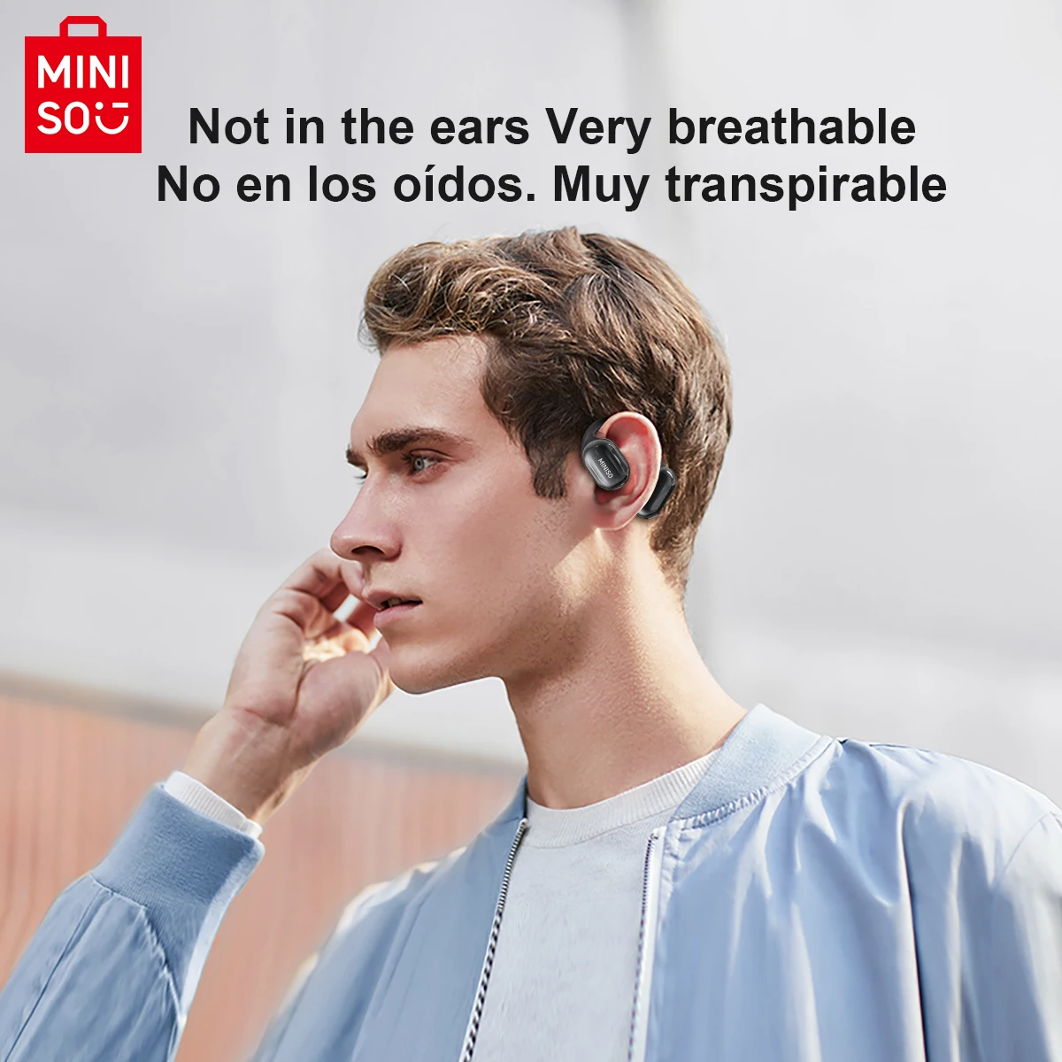 Translator Earphone MINISO MS162 Face-to-Face Translation Bluetooth Earphones Wireless Headphones Office Travel,ASMR Headset APP image 5