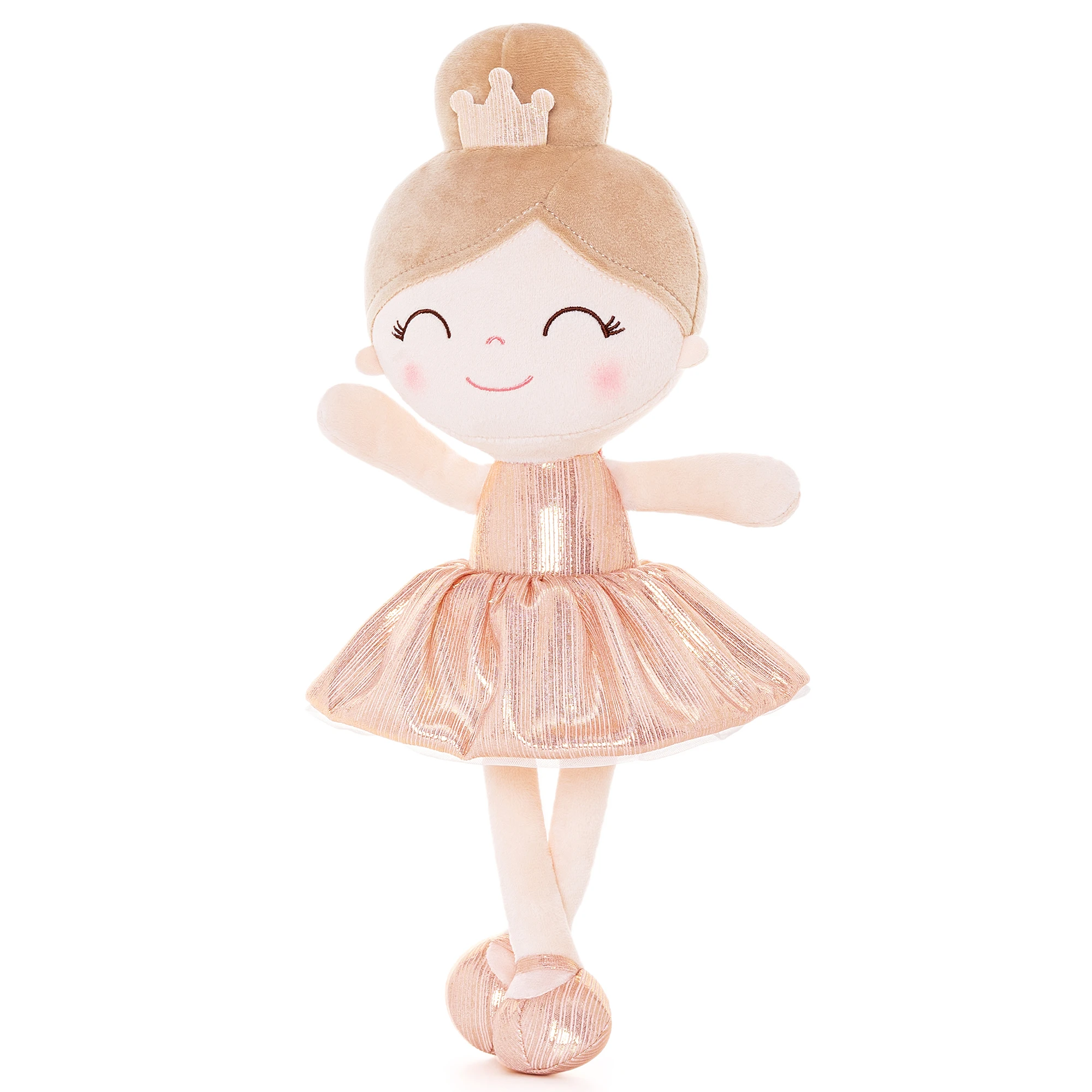 Gloveleya Plush Toys Girl Gifts for Kids Soft Toys Girl‘s Birthday Gift Glitter Crown Series 30 cm