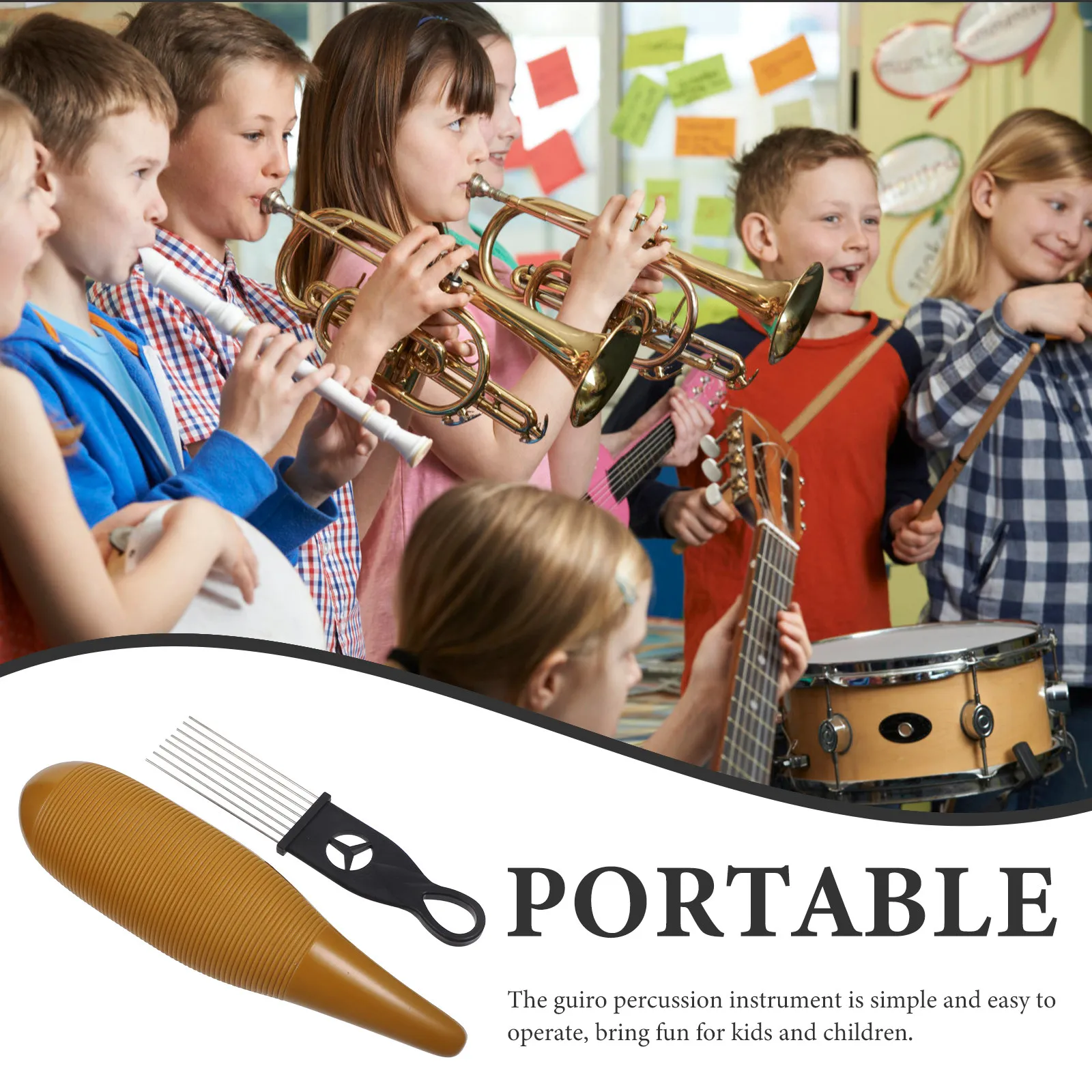 1 ensemble d'instruments Guiro - Guiro Scraper Instrument avis et prix