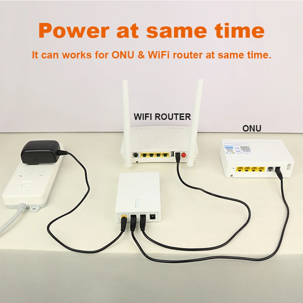 Mobile Mini UPSWGP DC12V9 Fiber Modem Backup UPS Router Uninterruptible Power Supply (UPS) And Router Tools Uninterruptible