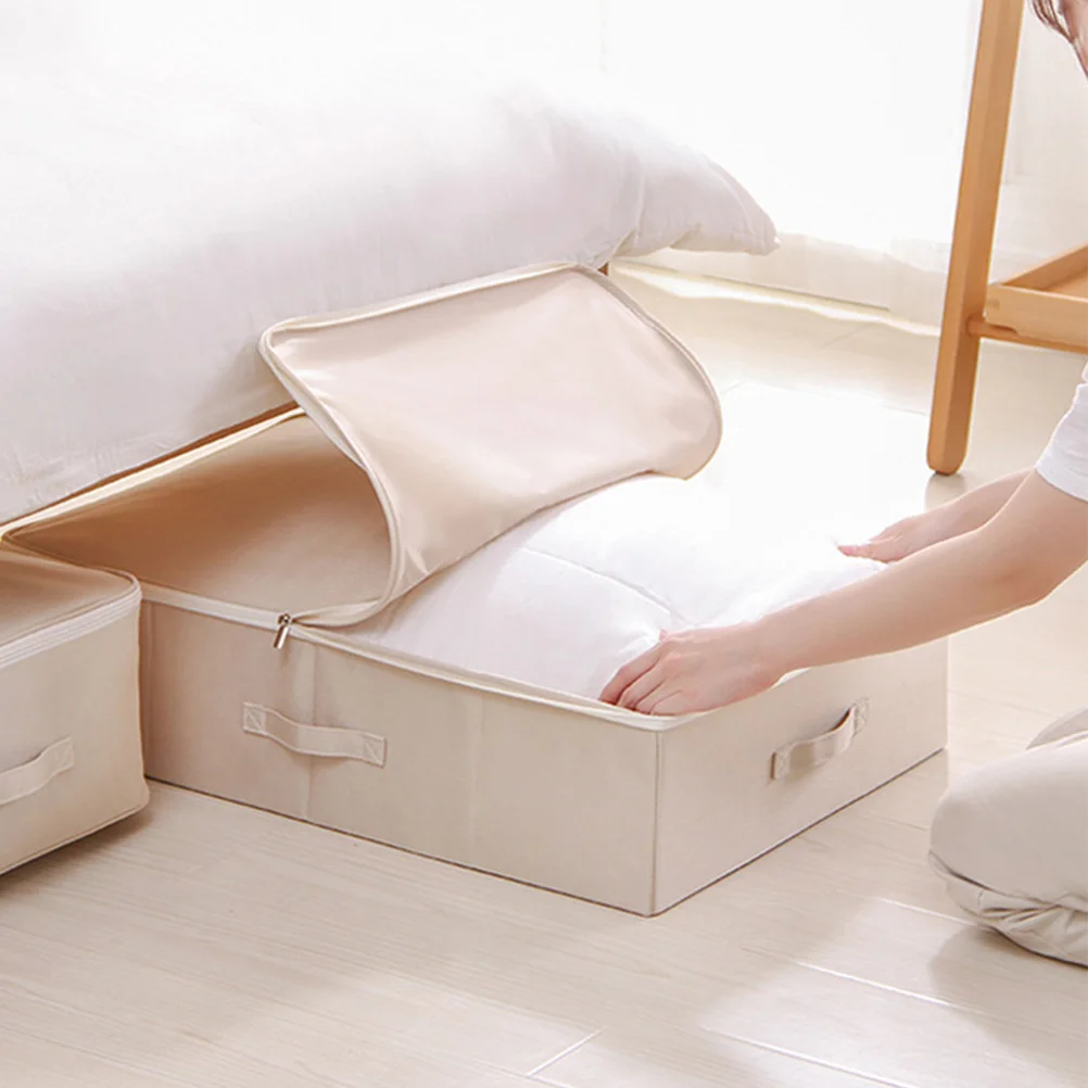 

Compact Under Bed Storage Bags Large Capacity Foldable Design for Clothes Blankets Pillows Space Saving Organizer