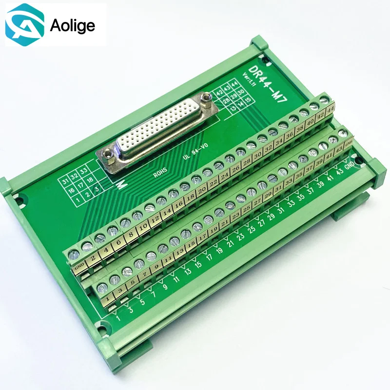 

HDB44 female terminal board for Delta B2 servo drive CN1 adapter board HDB44 cable